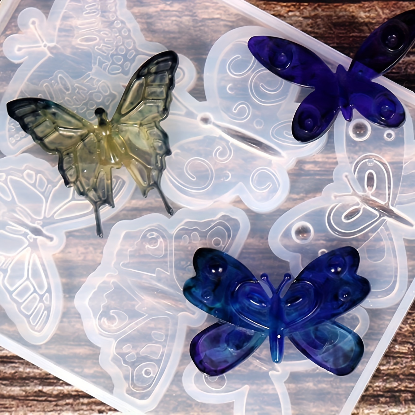 Transparent 6 Kinds Of Butterfly Pendant Silicone Mold For Epoxy Resin  Craft Making Diy Jewelry Making Pendant Silicone Mold - Temu United Arab  Emirates