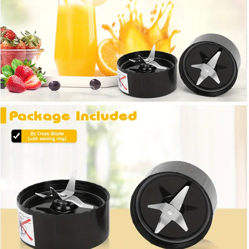 Cross Blades For Magic Bullet Mb1001 Series - Get Perfect Blends With  Replacement Blender Part - Temu