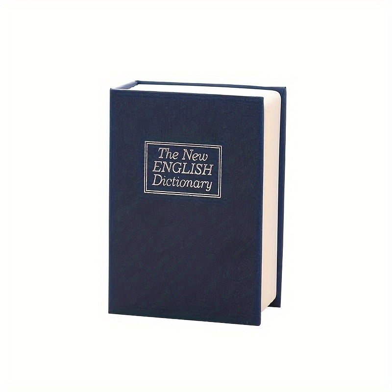 Innovador mini libro seguro de acero inoxidable simulación libro hucha  diccionario caja fuerte contraseña regalo creativo caja de efectivo para el
