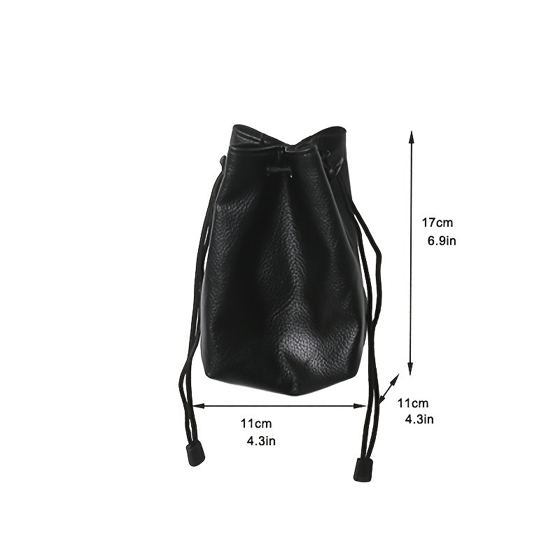 Black Leather Bag Small Crossbody Bag for Phone Mini -  UK