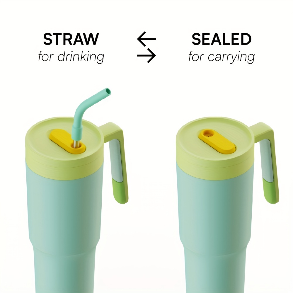 1200ml Stainless Steel Water Bottle with Handle - Leakproof