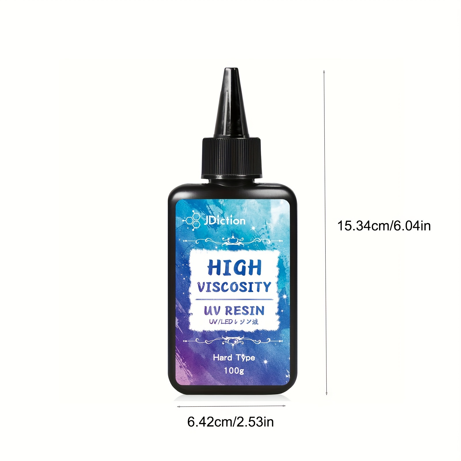  JDiction UV Resin, High Gloss 300g UV Resin Clear