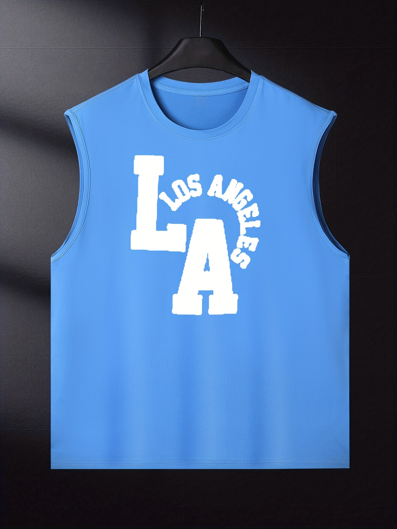 Mitchell & Ness Los Angeles Dodgers Tank Top in Blue for Men