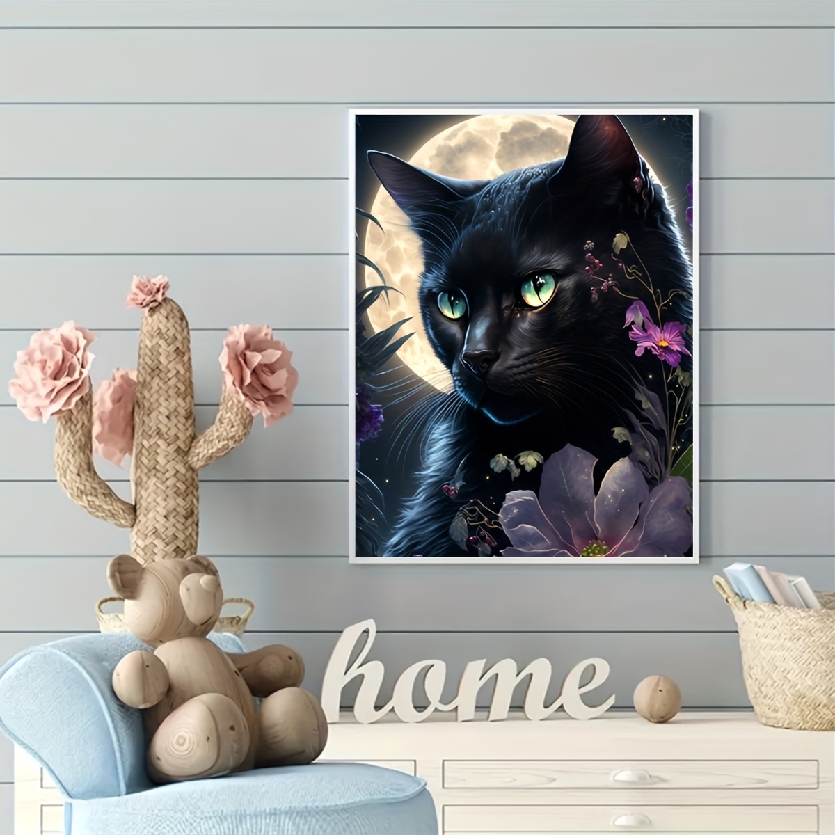 Mysterious Cat Diamond Painting Kit