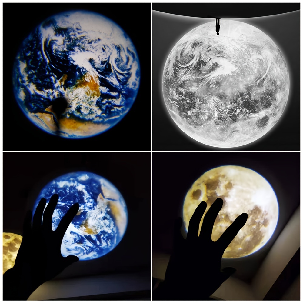 Atmosphäre LED Projektions lampe Erde Mond Stern projektor Planet Projektor