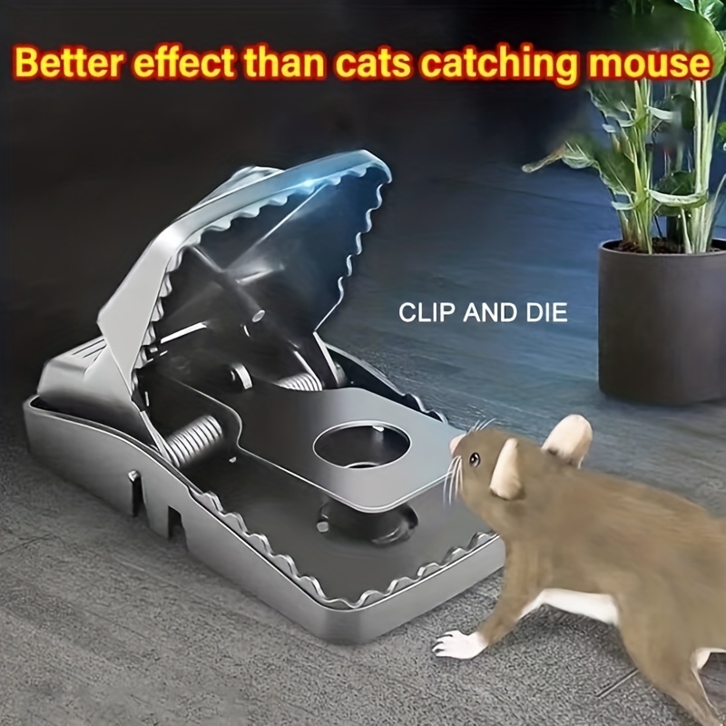 High Sensitivity Aggressive Bites Mouse Clip Mouse Trap Boxed Mouse Trap  With Removable Bait Cup, Indoor And Outdoor Universal - Temu