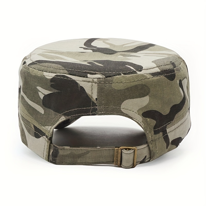 Men's Camouflage Flat Top Baseball Cap