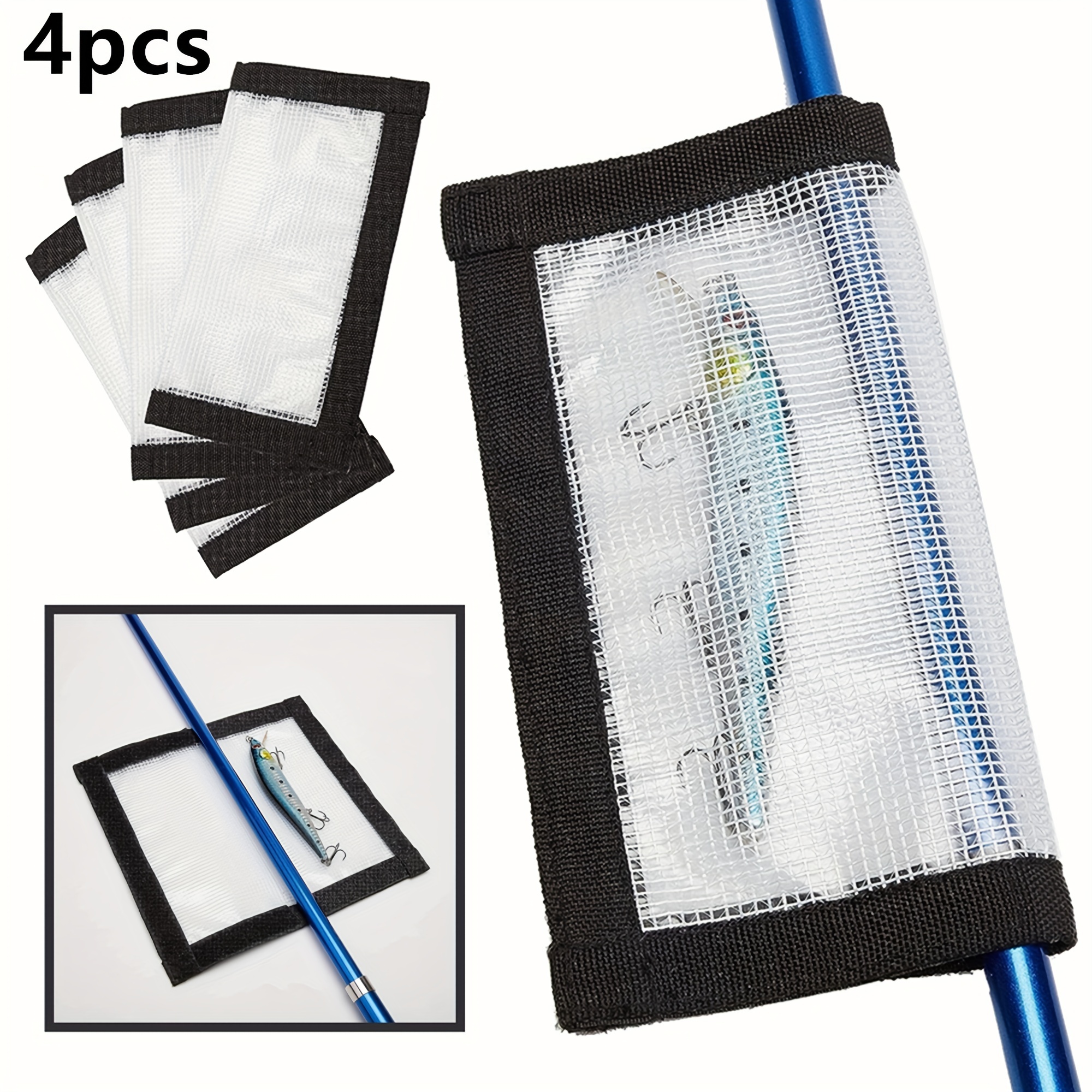 Fishing Lure Covers For Rod Fabric Hook Protective Sleeve - Temu