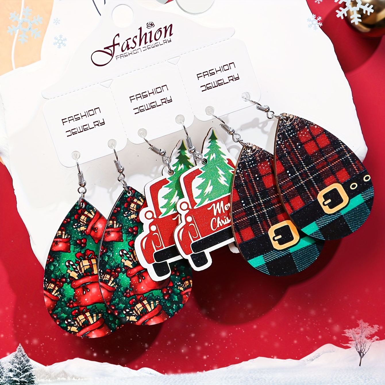 Orecchini fashion bijoux, regalo per Natale