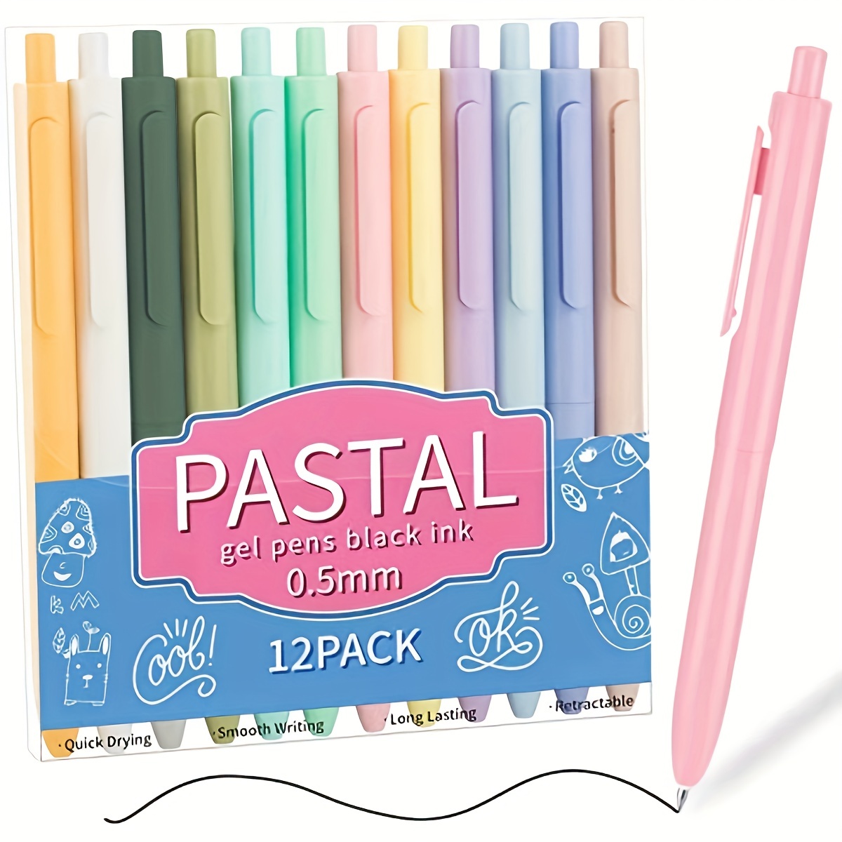 Pastel Pens Gel - Temu