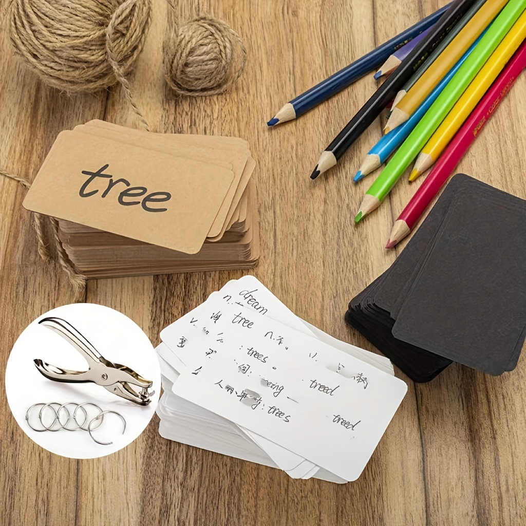 100pcs Blank Card Memory Message Convenient Card