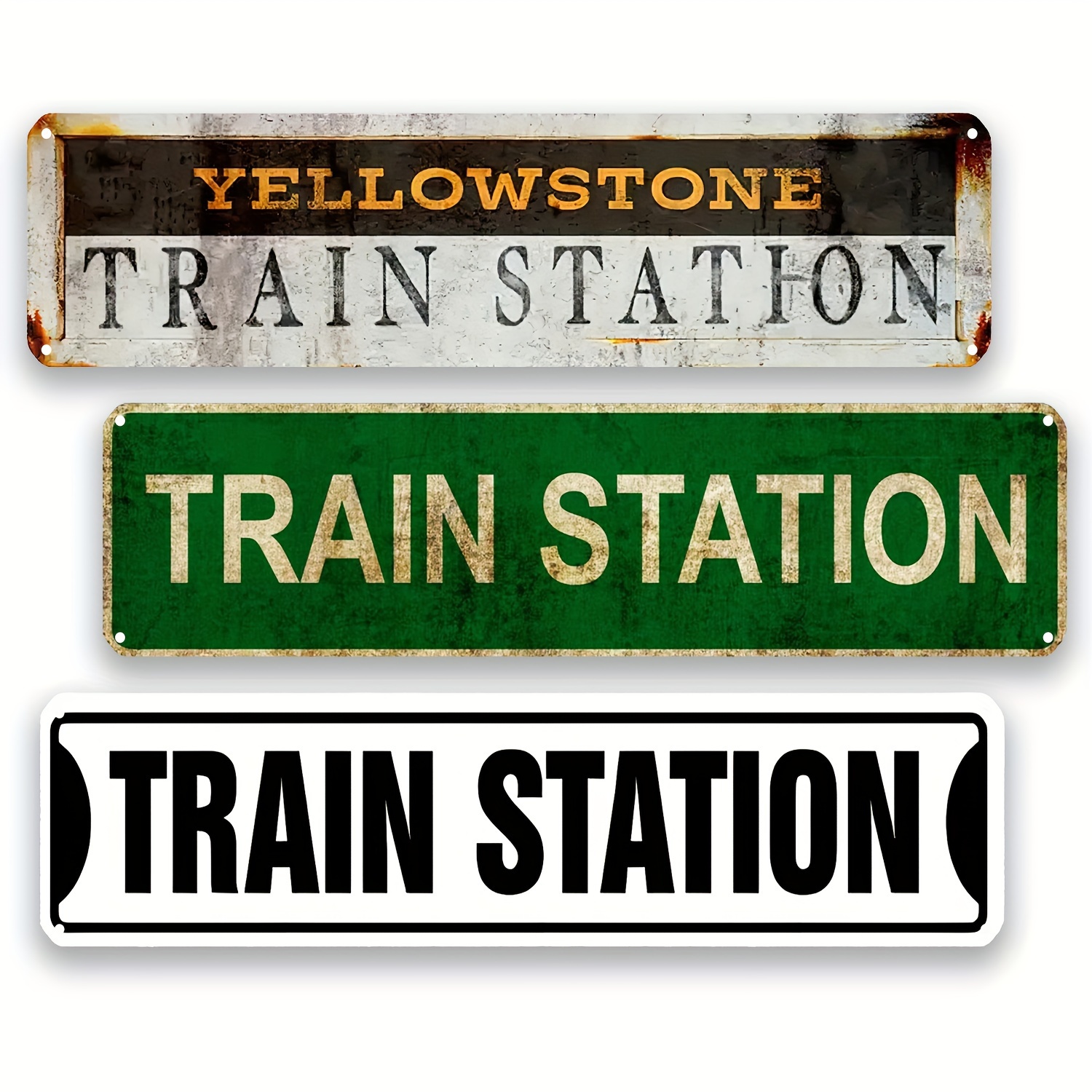 Open Road Brands Yellowstone Take 'Em to the Train Station Metal Sign