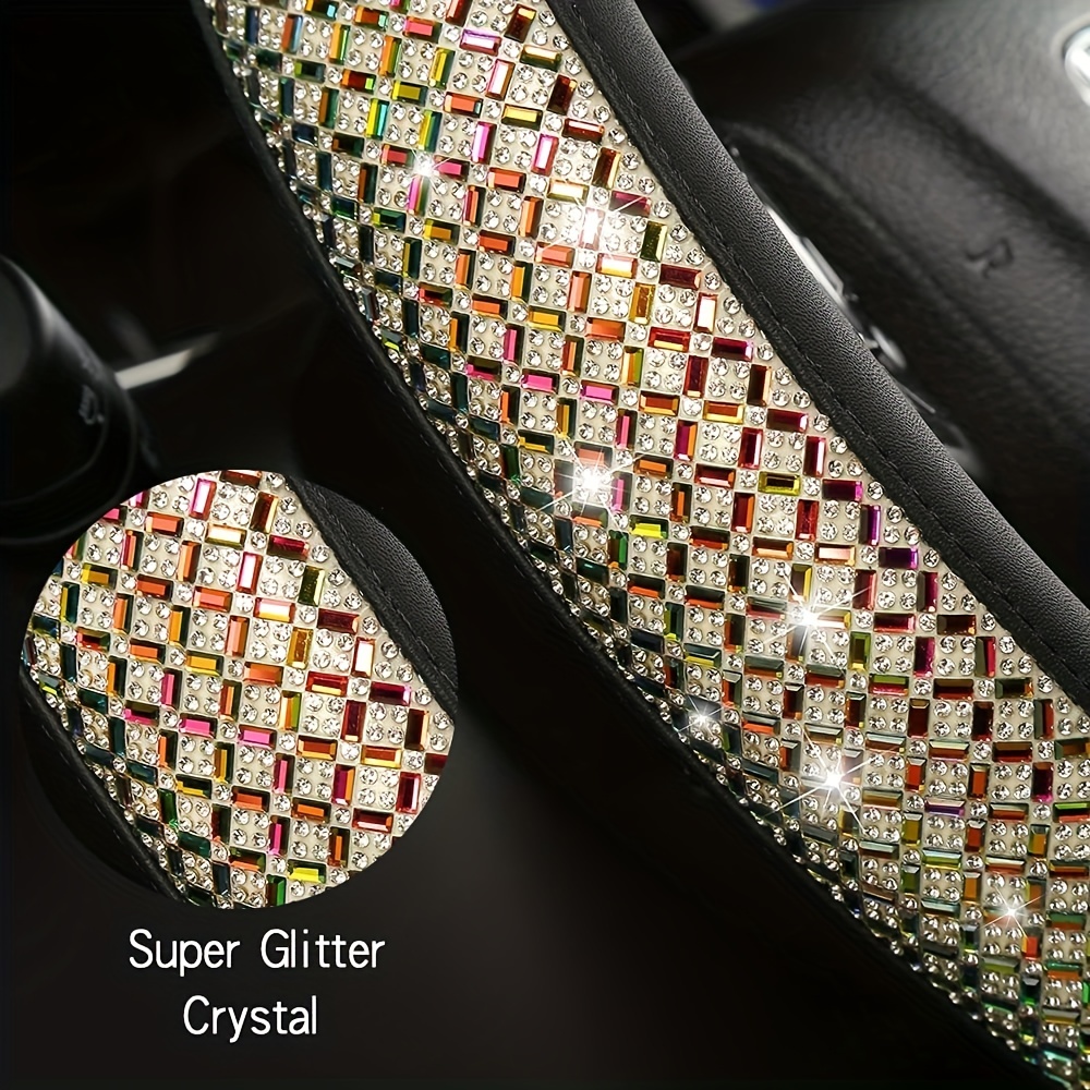 Strass Glitter , couvre-volant universel 38 cm/15 pouces