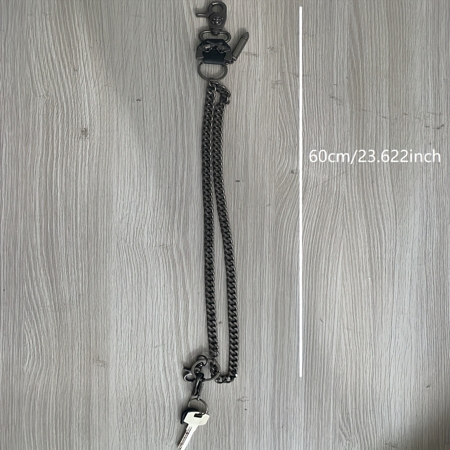 Punk Pant Chains On Jeans Keychain For Women Men Vintage - Temu