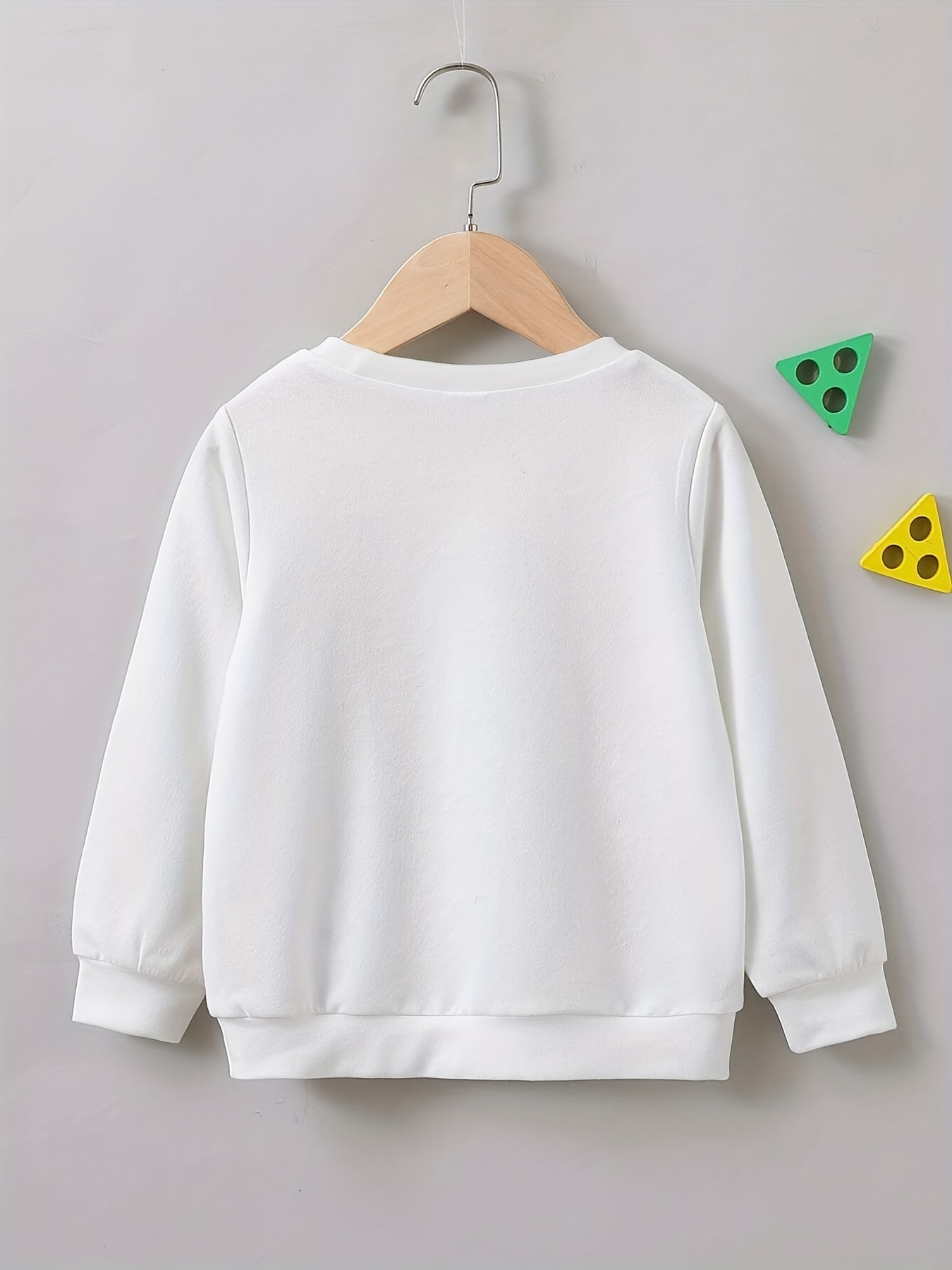 A Good Day'' Print Girls' Pullover Sweatshirts Preppy - Temu