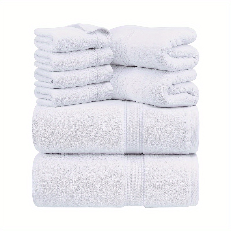White Linen Towels, Face Towels, Bath Towels