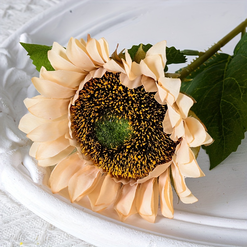 Sunflowers Artificial Flowers With Long Stem Fake Sunflowers - Temu
