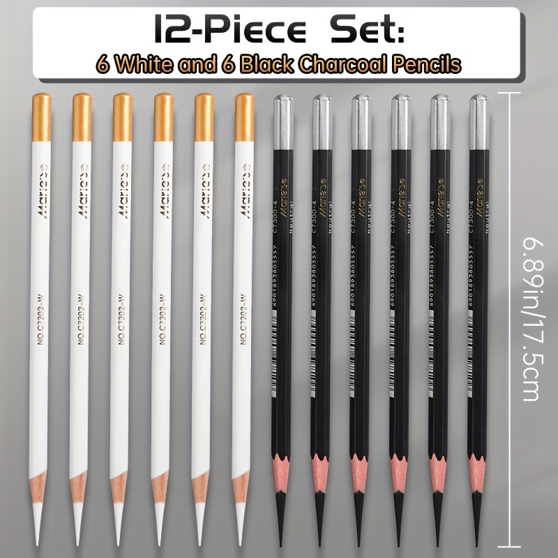 Marie's 12 Pcs Sketching Drawing Pencils with Box Set for Artists