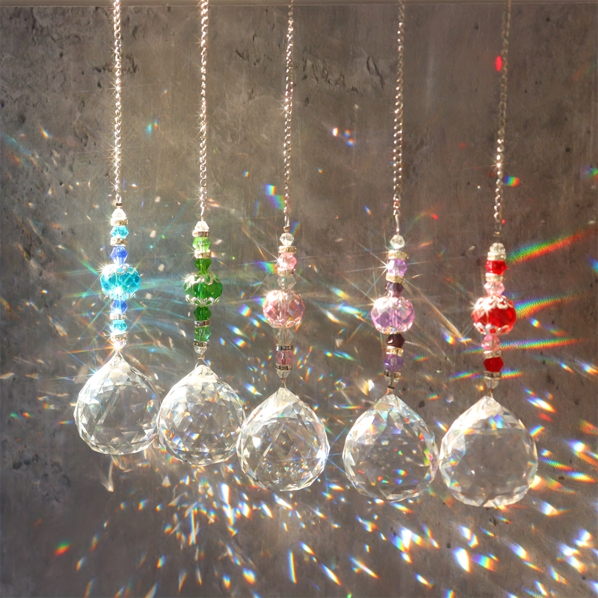 Beautiful Suncatcher Crystal Chandelier Decor Create A - Temu