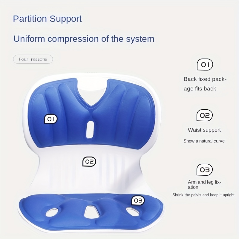 Luniform Lumbar Back Support Chair Cushion