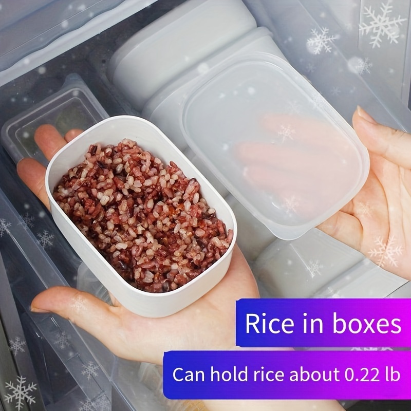 Food Storage Containers Miscellaneous Food Sub Packaging Freezer Box  Reducing Meal Quantitative Small Lunch Box Refrigerator Storage Fresh  Keeping Box 