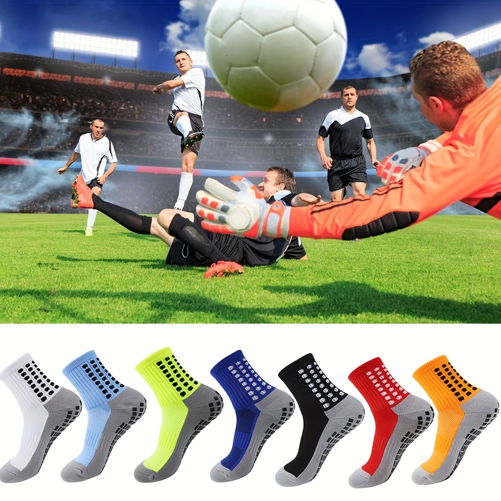 Soccer Socks Unisex Non Slip Strip Grip Socks Breathable - Temu Germany