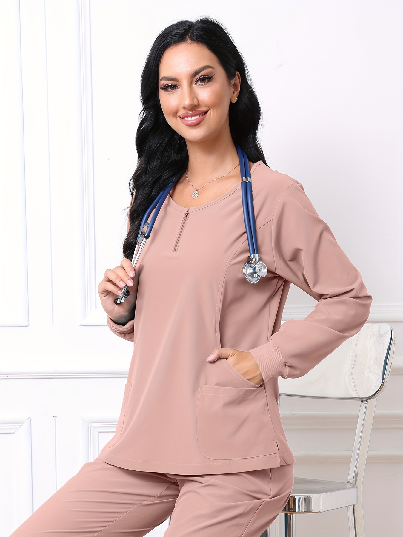 Ropa Trabajo Médica Farmacéutico Mujer Uniformes Ropa - Temu Mexico