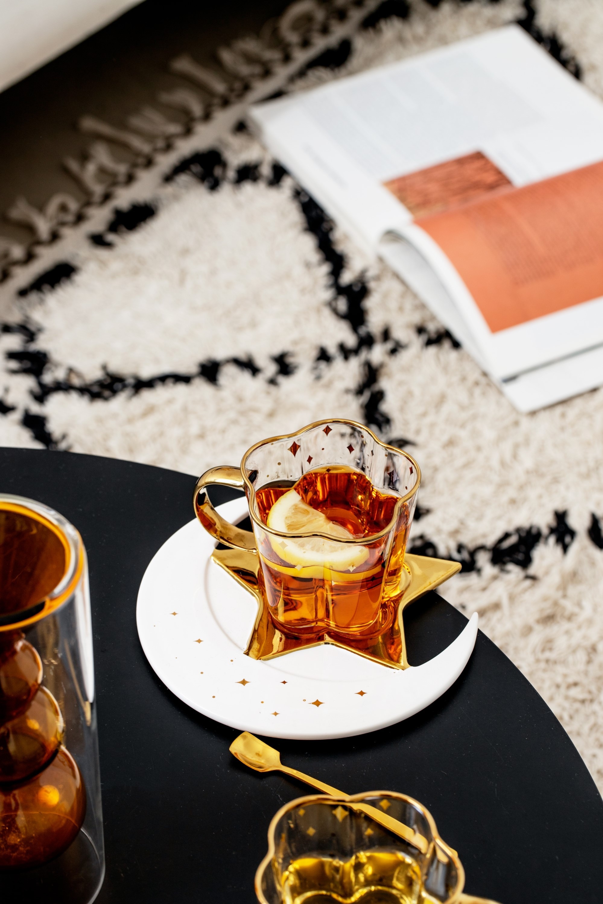 Set Taza Y Platillo De Vidrio Taza De Café Y Plato De Vidrio - Temu Chile