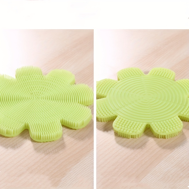 3pcs Silicone Sponge Dish Washing Kitchen Scrubber - Magic Food