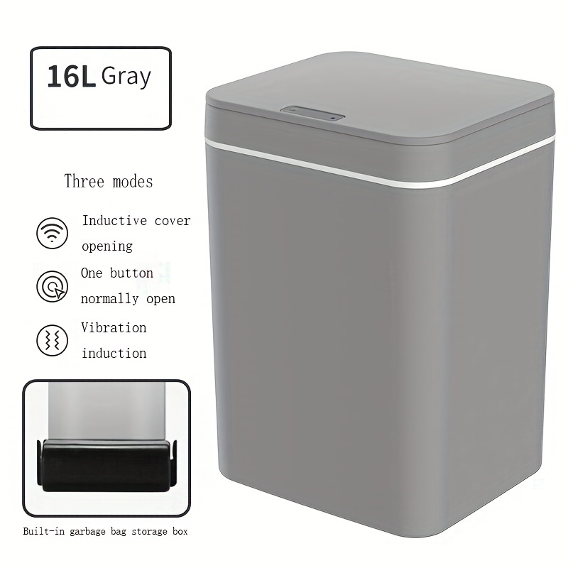 Automatic Sensing Smart Electric Trash Bin with Wireless Induction Tec –  Office Funk