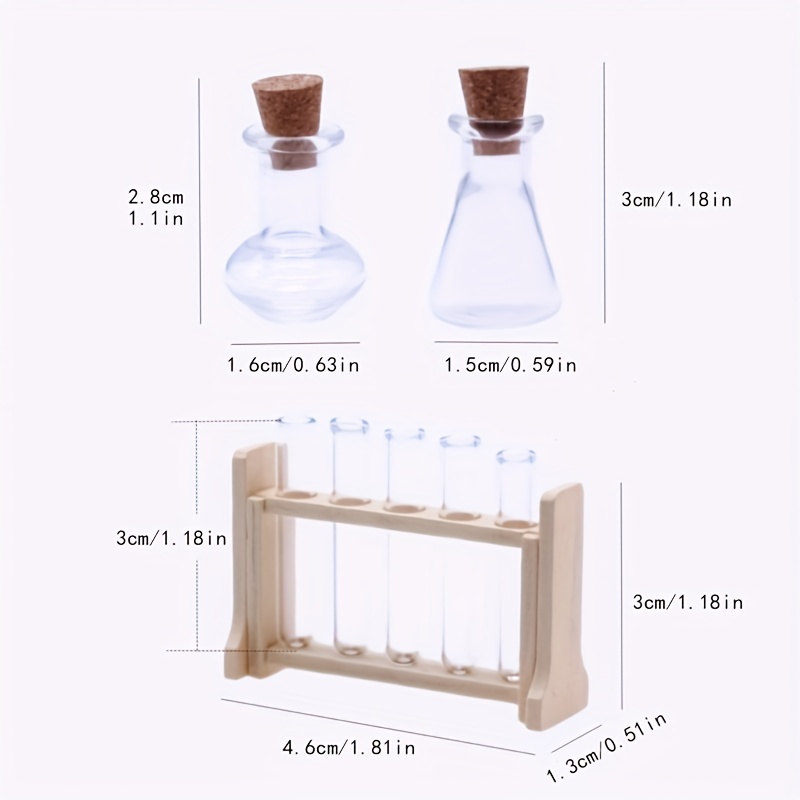 Doll House Miniature Small Measuring Cup Measuring Glass Cup Doll House  Science Model 