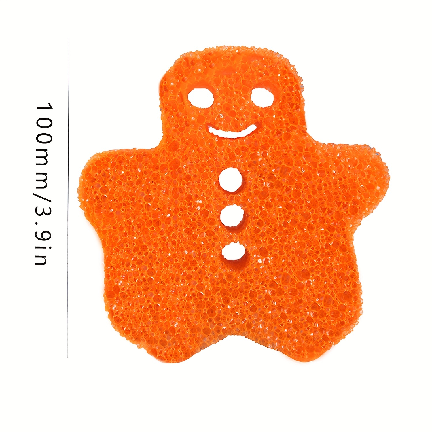 Winter Snowman Kitchen Sponges Christmas Fir Trees Xmas Snowflakes Cleaning  Dish Sponges Non-Scratch Natural Scrubber Sponge for Kitchen Bathroom Cars