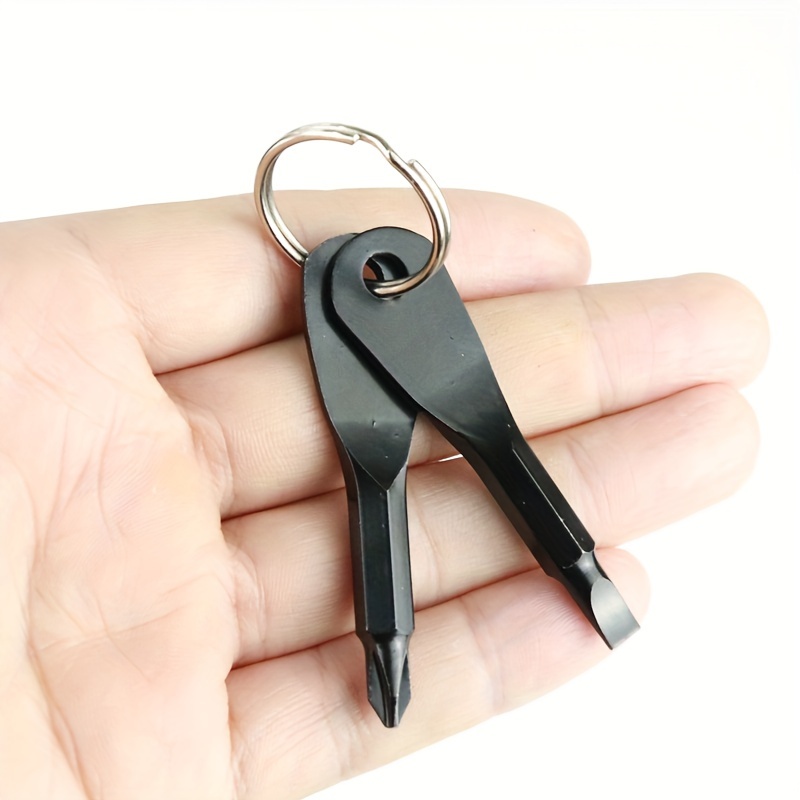 Portable Screwdriver Key Ring Set Multifunctional Mini - Temu