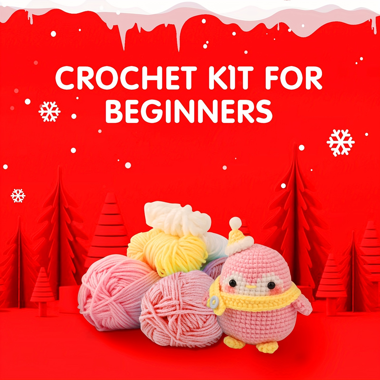 Crochet Set For Beginners Complete Crochet Set To Create A - Temu