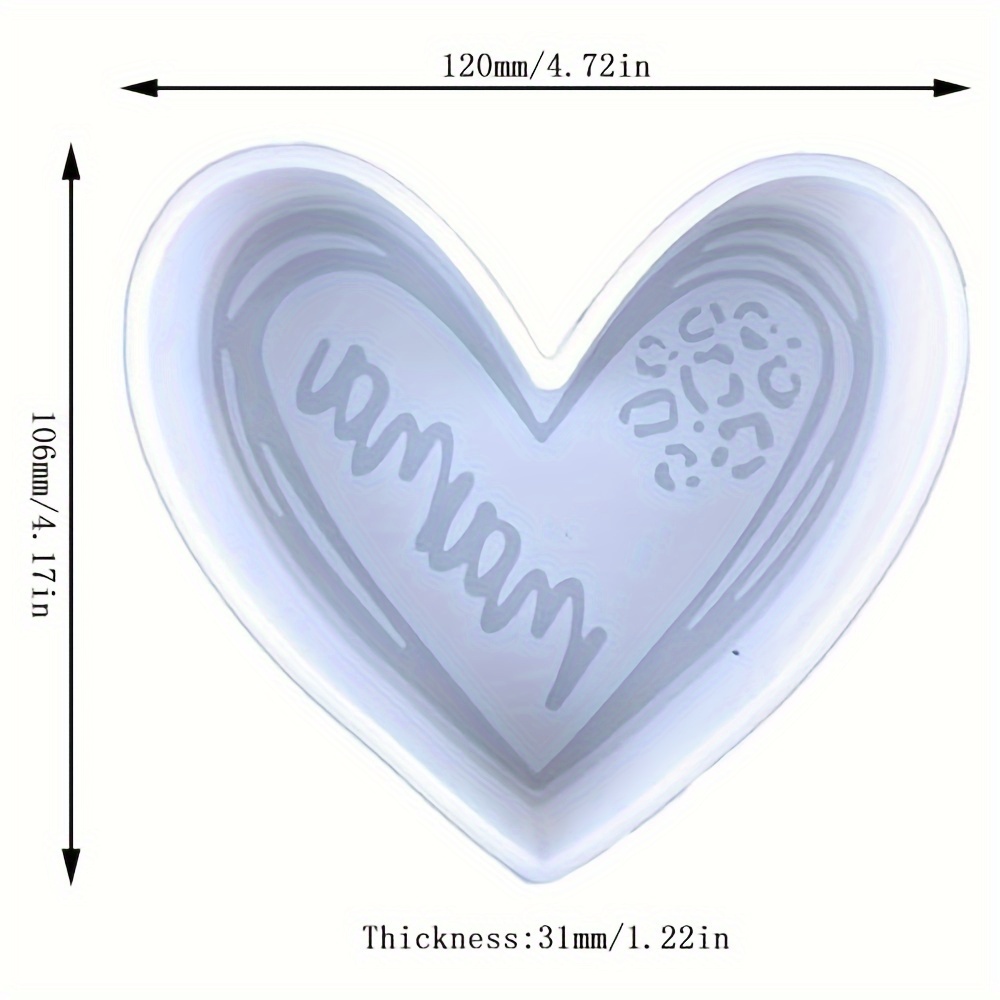 Valentines Heart Car Freshie Molds Diy Silicone Molds - Temu