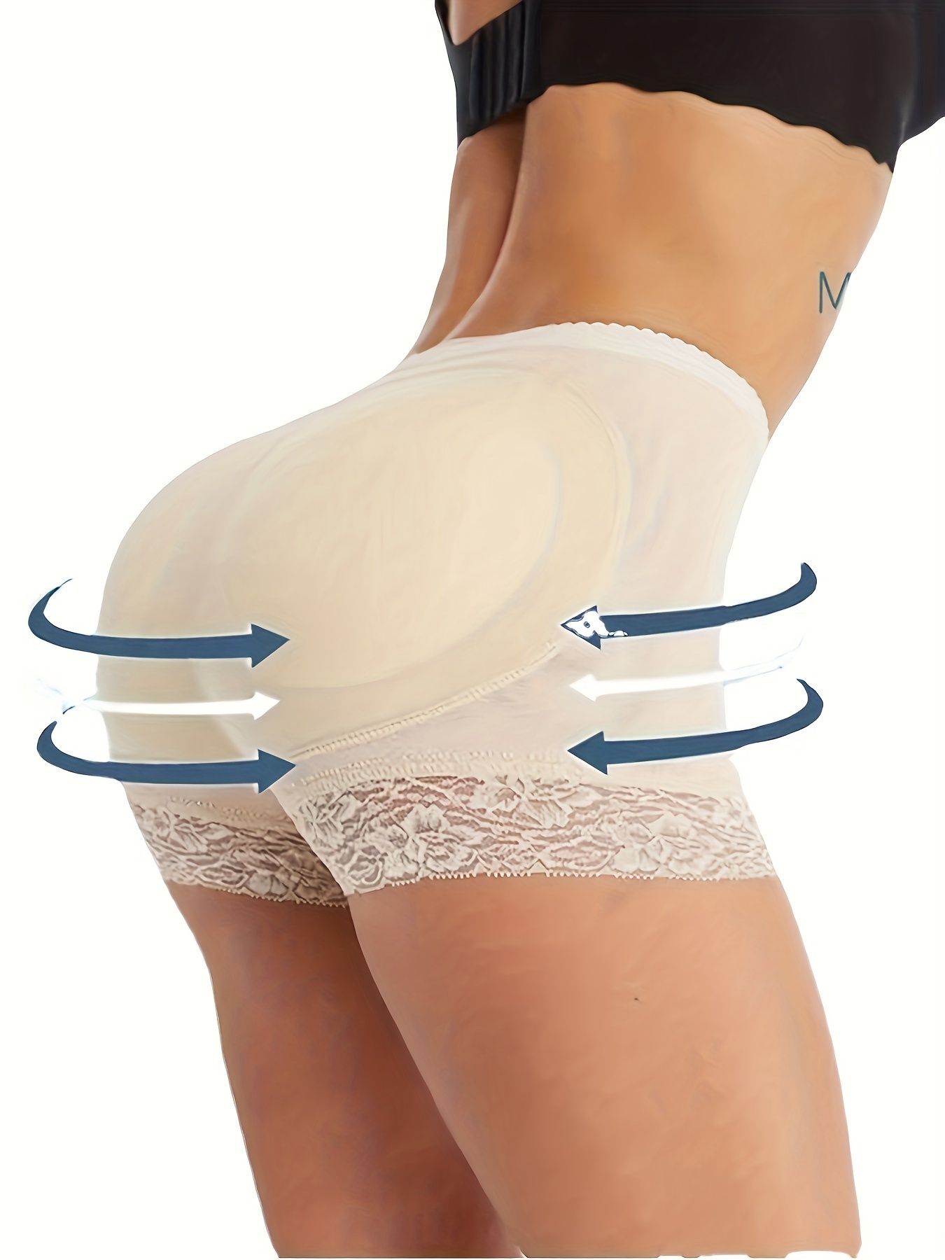 Lace Trim Shaping Panties Tummy Control Compression Panties - Temu United  Kingdom