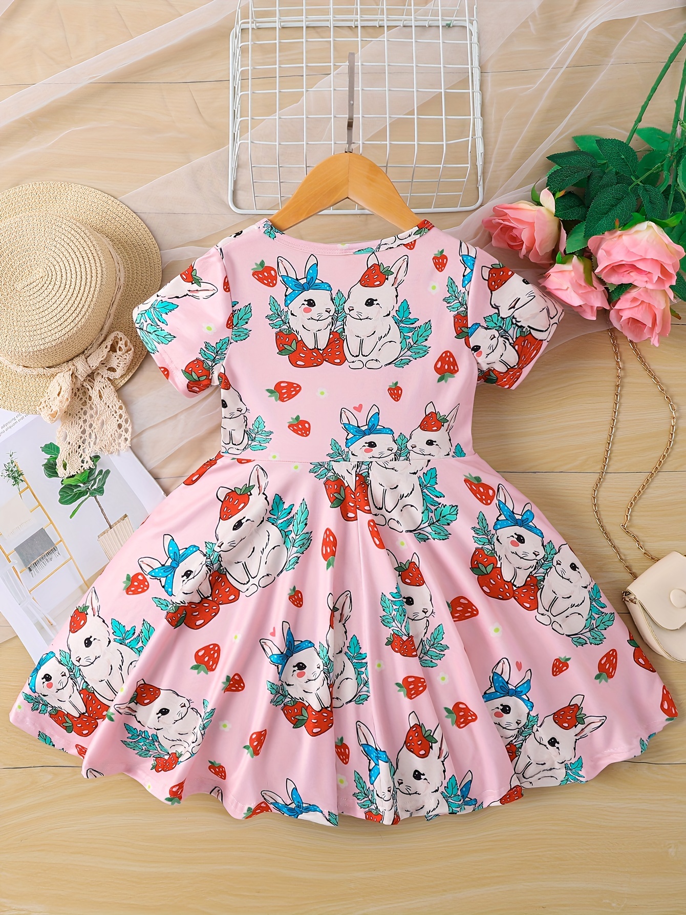 loose denim dress Blue Dresses Women Casual Cowboy Clothes Q732 Puff Sleeve Mini Dress 2 piece set November birthday dress | Size:Medium Tall