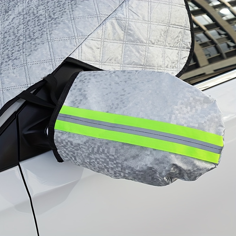Parabrezza anteriore dell'auto, copertura del parabrezza magnetico,  parasole antigelo neve anti ghiaccio Uv Sole protezione pieghevole  universale per auto Suv (183 * 116 cm)