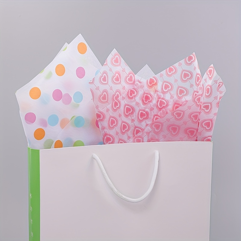 Sacs de papier d'emballage de fruits floraux, papier de soie, cadeau de  signet, matériel d'emballage, 210x297mm, 100 feuilles - AliExpress