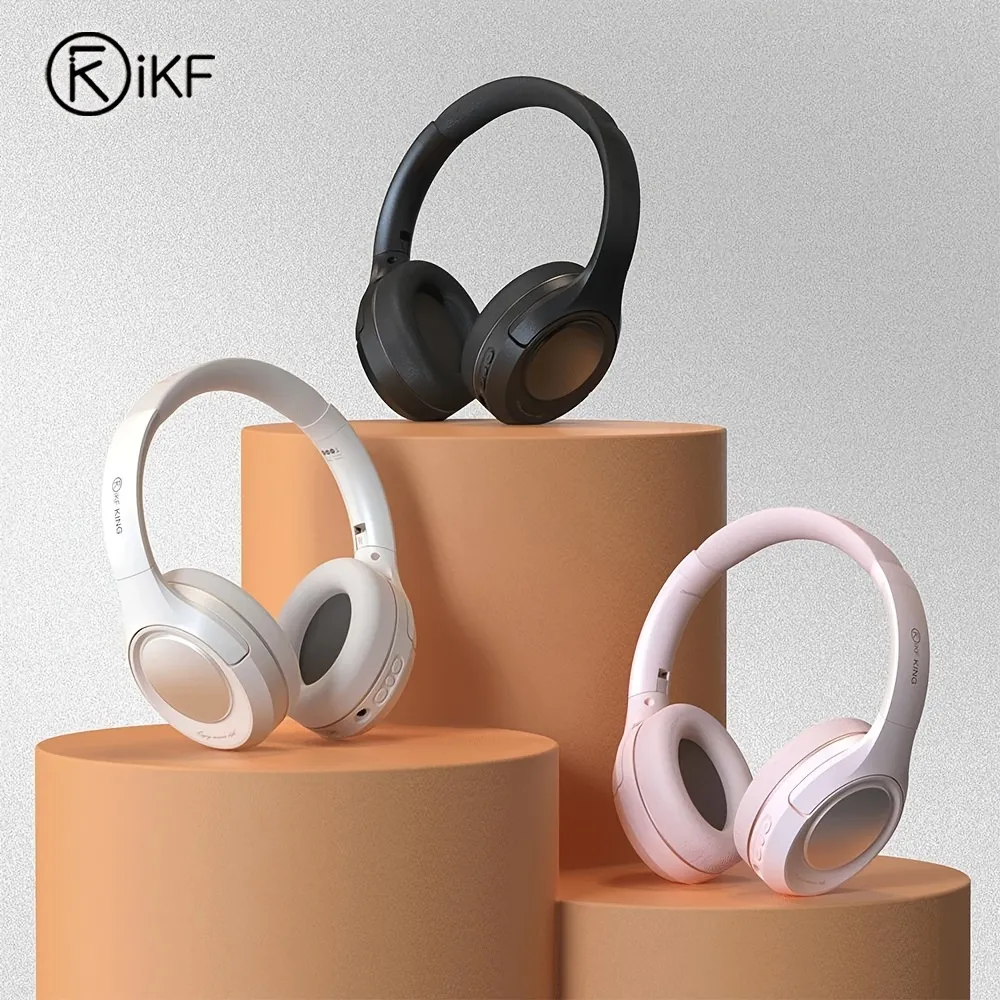 Opførsel større pustes op Ikf King - Active Noise Cancelling Wireless Headphone Power Bass Stereo  Sound With Microphone Wired Headset Gaming Mode 80 Hours Play Time For  Iphone/xiaomi/oppo - Temu