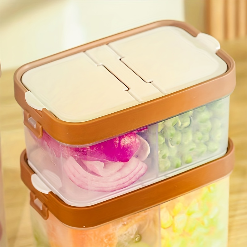 1pc Seal Containers Storage For Food, Transparent Food Grain Seal Storage  Cans Jar, Tank Divider Boxes, Plastic For Food Storage, Home Kitchen Supplie