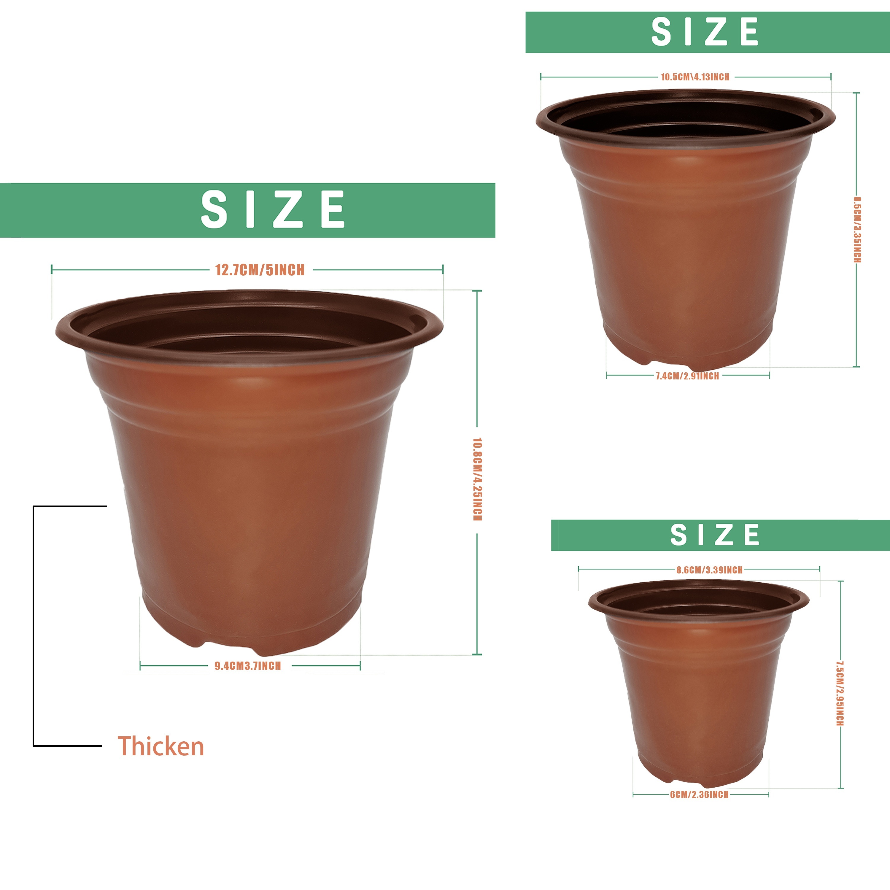 Plant Container Sizes