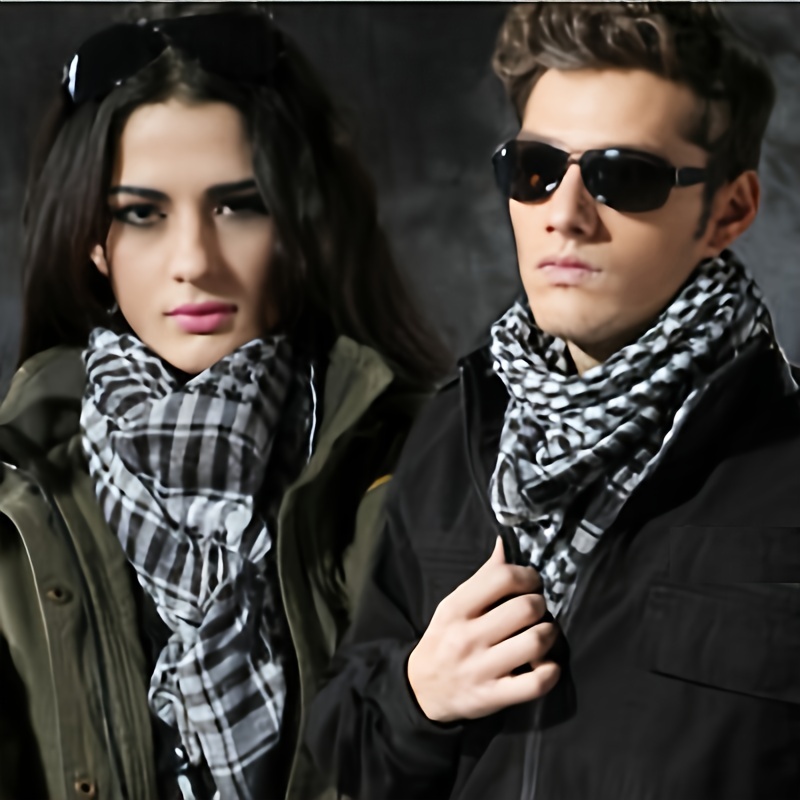 Winter Warm Unisex Fashion Lightweight Military Men Scarves Arab Tactical  Desert Army KeffIyeh Scarf