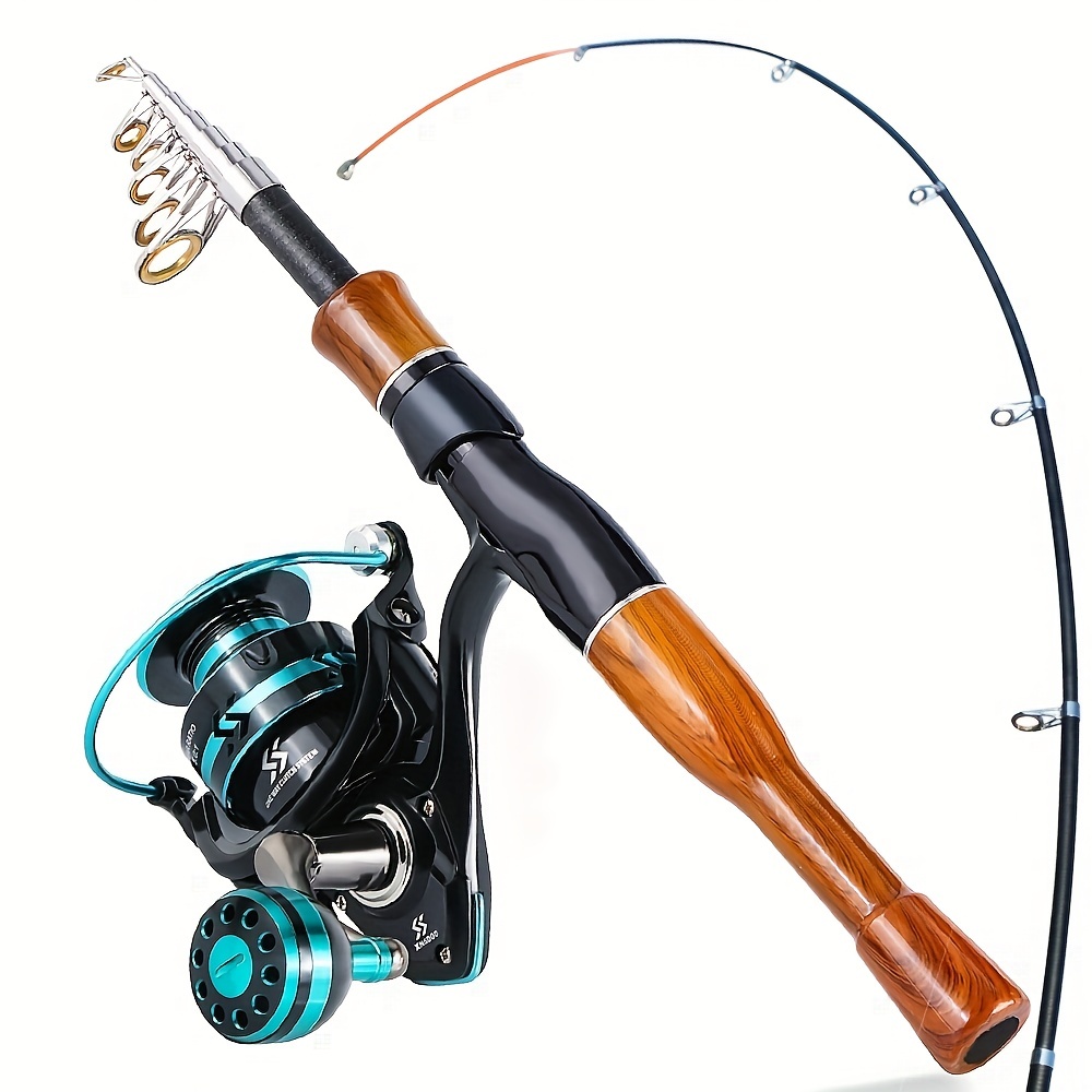  Spinning Fishing Rod Reel Combos,Portable