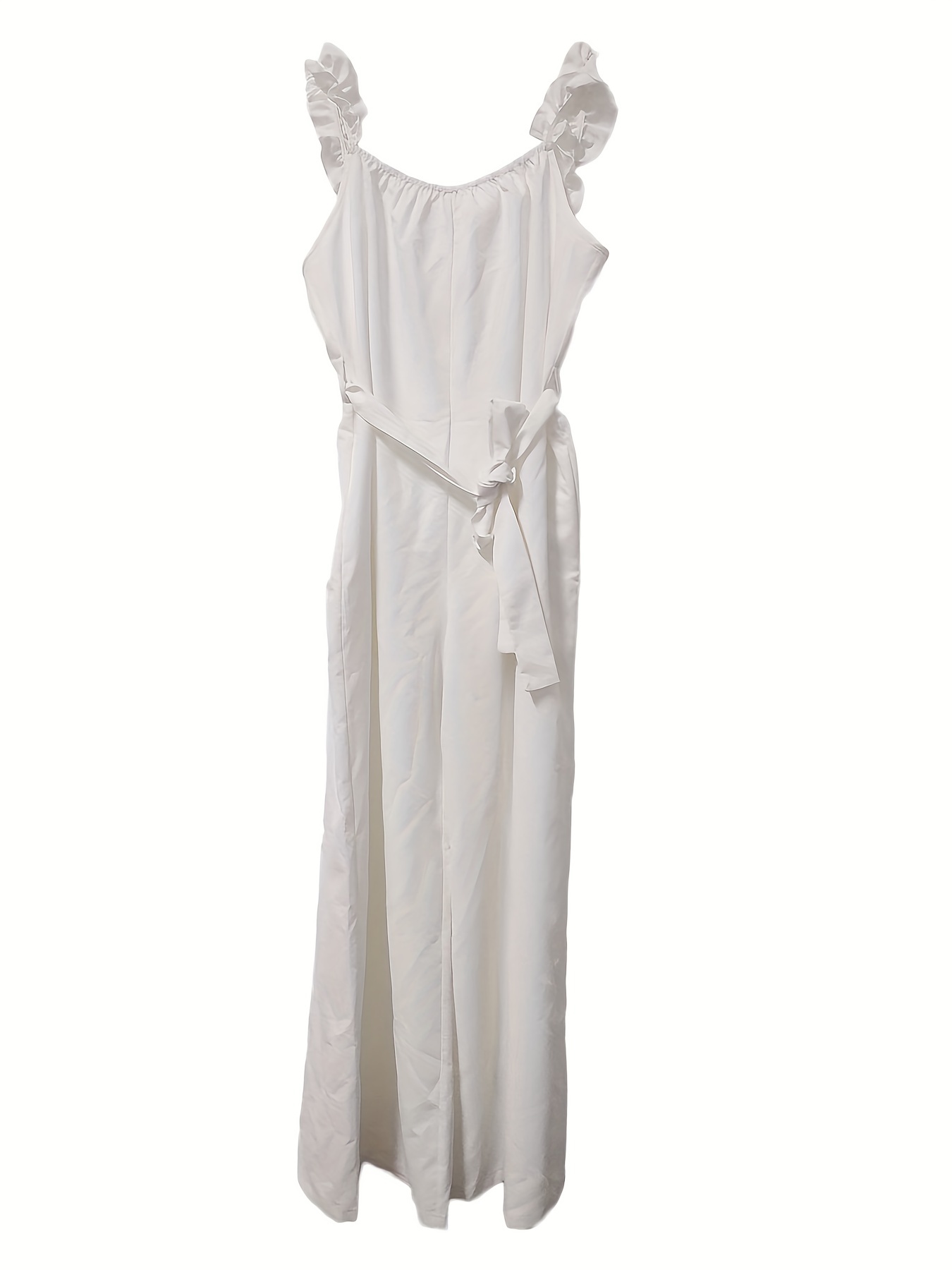 plus size chic black jumpsuit floral shoulder detail Temu Kuwait