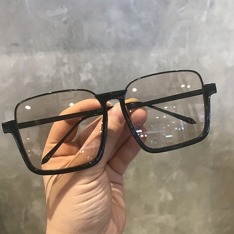 Oversized Square Sunglasses UV400 Gradient Lens Casual Jelly Glasses