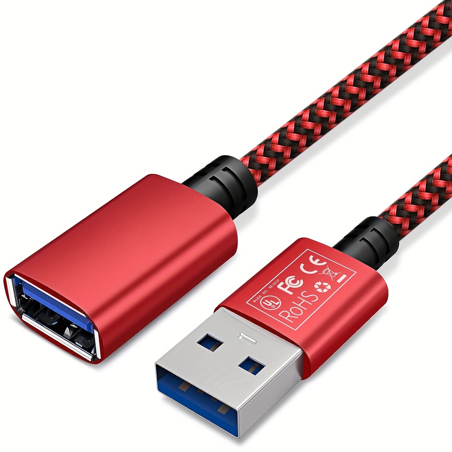 3m USB 3.0 Male to Female Extension Cord Nylon Braided 5Gbps Data