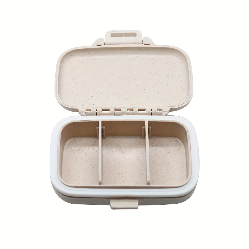 Detachable Compartment Pill Box for Vitamins and Medicines