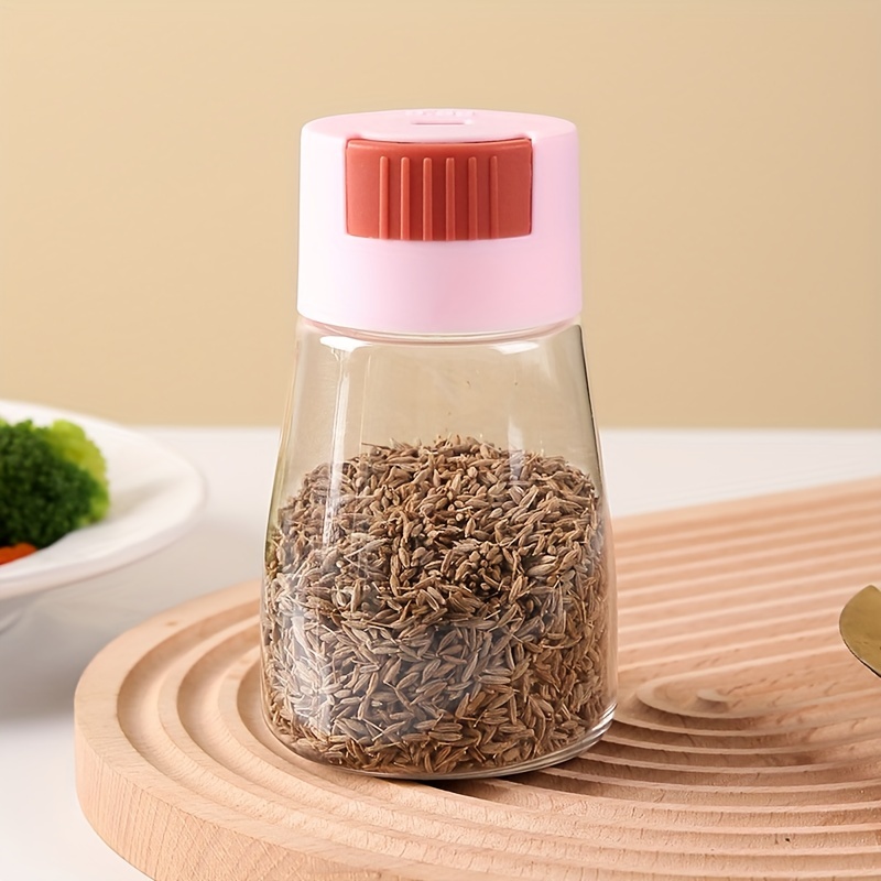 Seasoning Jar Refillable Salt Dispenser Pepper Spices Quantitative Control  Salt Bottle Household Kitchen Seasoning Bottle for restaurant kitchen
