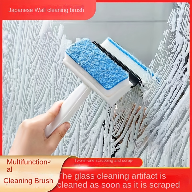 Four-in-one Glass Cleaning Brush Double-sided Wiper Screen Window Brush  Glass Cleaning Crevice Small Brush Sponge Brush - Temu